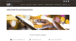 Desktop Screenshot of leapeducation.com