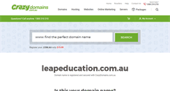 Desktop Screenshot of leapeducation.com.au